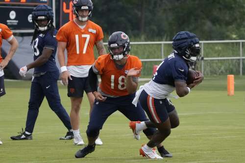 Bears heat up at physical practice