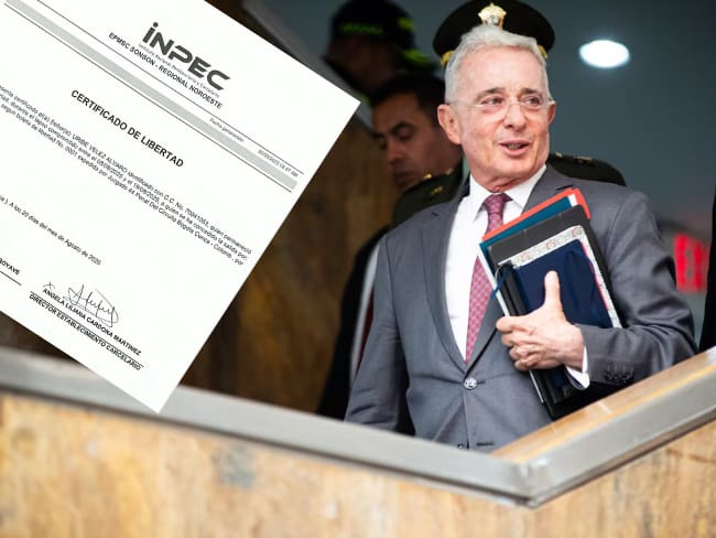 El expresidente Uribe recibió su boleta de libertad: este es el documento firmado por la juez Heredia