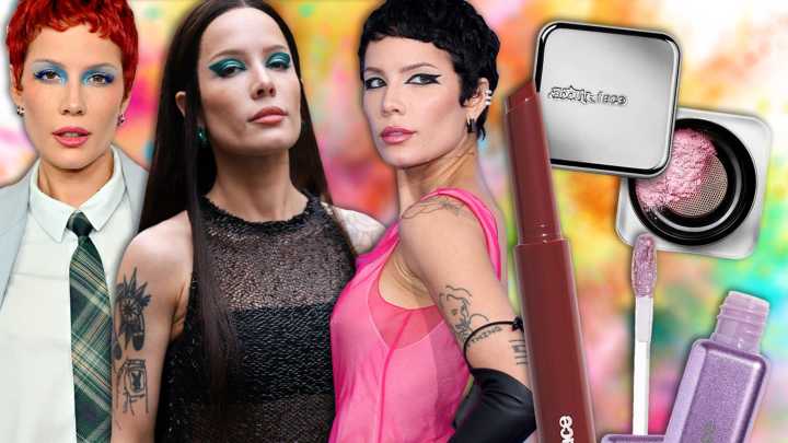Get Halsey's Look with Her About Face Makeup Line