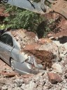 Rockslide destroys cars closes street in Colorado