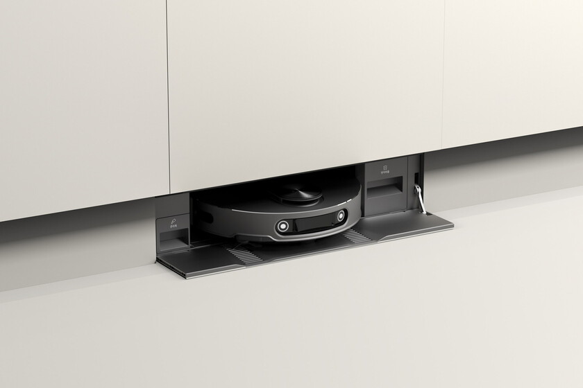 LG ha creado un robot aspirador “invisible”. Se guarda bajo el fregadero, hace poco ruido y mantiene la mopa siempre lista