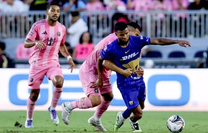 Pumas cae ante Inter Miami y se despide de la Leagues Cup