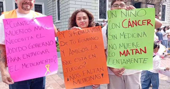 Marcha nacional por falta de medicamentos contra el cáncer en México: Zonas afectadas por manifestantes