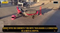 Accidente en zona oeste dejó mujer hospitalizada