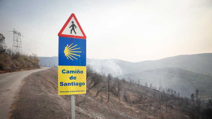 El fuego de Larouco (Ourense) ya es el mayor de la historia de Galicia: 18.000 hectáreas
