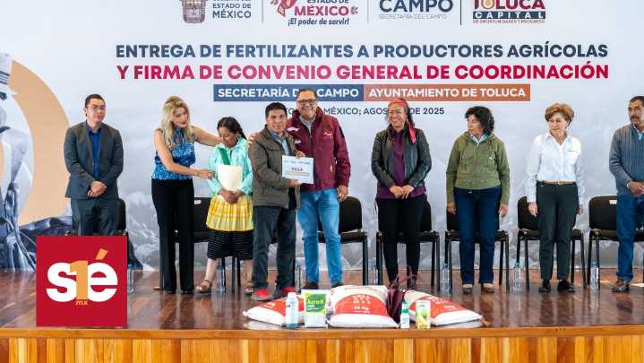 Gobierno de Toluca entrega fertilizante y fortalece su alianza con el sector agropecuario