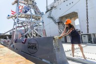 No crew required: Christening held for autonomous ship prototype in Everett