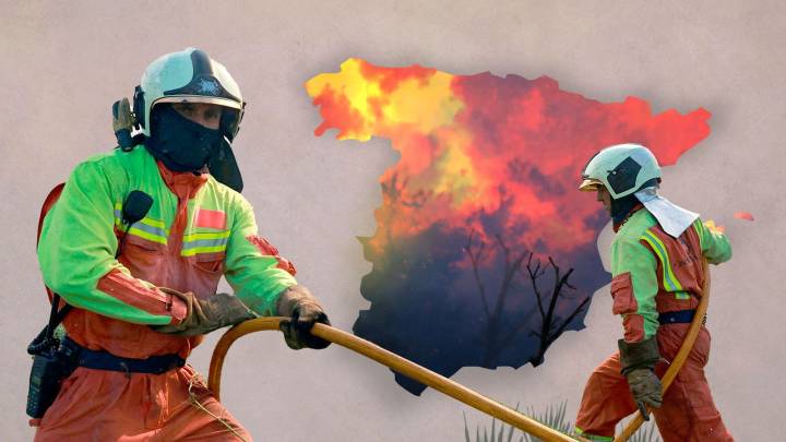 Mapa de los incendios en España: los fuegos de agosto ya han quemado más de 369.000 hectáreas