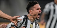 Robó la pelota tras el saque del medio y gritó: el gol a los 14 segundos que le dio la ventaja a Botafogo en la Libertadores