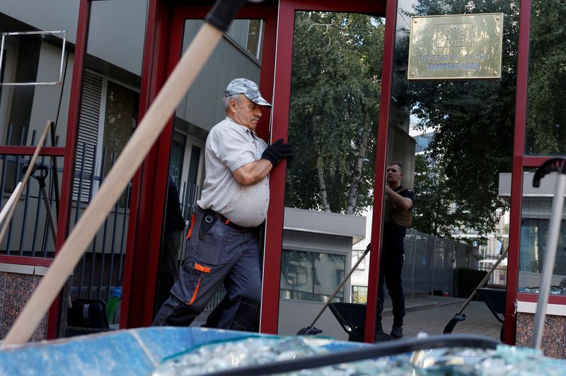 EU's Kyiv base damaged in Russian drone attack, Commission says