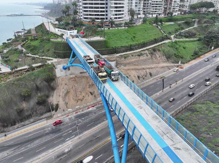 El Corredor Turístico Miraflores – Barranco abrirá su puente al público el 21 de agosto