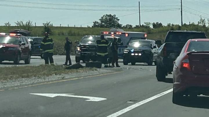 Law enforcement responds to two-vehicle injury collision near Auburn