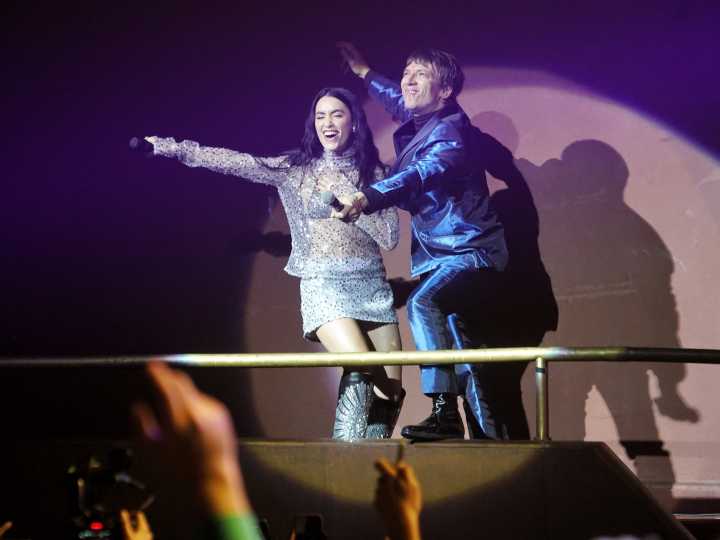 Joaquín Levinton rompió las barreras musicales y los prejuicios: cantó en vivo los hits de Turf con Lali, Luck Ra, Milo J, Santi y Miranda!