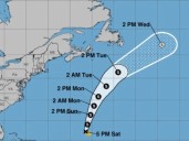 Nueva tormenta tropical Fernand en el Atlántico tras el huracán Erin: su recorrido y qué pasará los próximos días