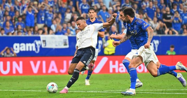 Doblete de Kylian Mbappé da triunfo al Real Madrid sobre el Real Oviedo en LaLiga; resumen del partido y goles del francés