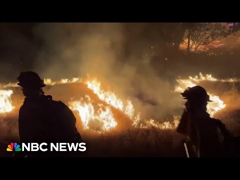 High winds and heat fuel dangerous West Coast wildfires