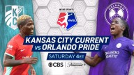 Where to watch Kansas City Current vs. Orlando Pride: Live stream, start time, odds, what to know