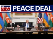 President Trump hosts Armenia, Azerbaijan leaders at White House as peace deal is signed