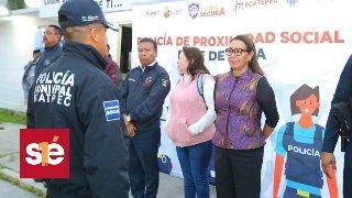 Azucena Cisneros anuncia incentivos permanentes para la Policía Municipal de Ecatepec