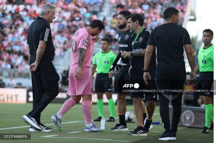 Messi será baja ante Pumas en decisivo partido de Leagues Cup