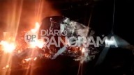 Intenso operativo en Garza: cayó una avioneta, se incendió y testigos vieron a tres hombres huir del lugar