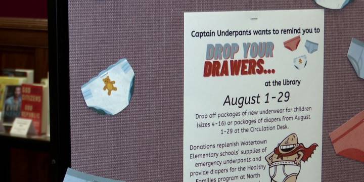 Watertown library asks the public to ‘drop your drawers’
