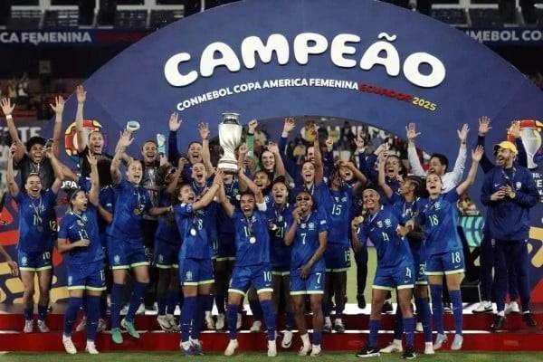Es Brasil campeona de la Copa América Femenil