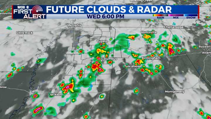 Storm Chances Up Today