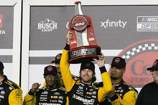 Ryan Blaney wins thrilling NASCAR regular-season finale at Daytona