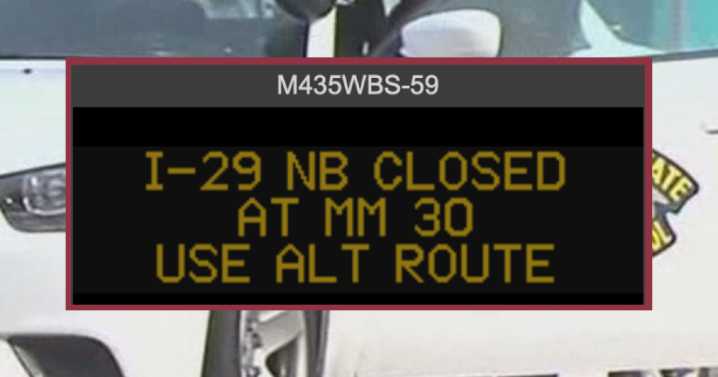 Northbound I-29 closed between Kansas City and St. Joseph due to crash