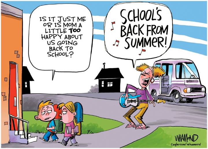 Cartoonist’s take: ‘Back to school’