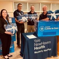 Westerly Hospital receives donation from Valenti Subaru