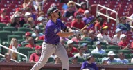 Rockies slugger Hunter Goodman hits 2 long homers with bat borrowed from Kyle Farmer