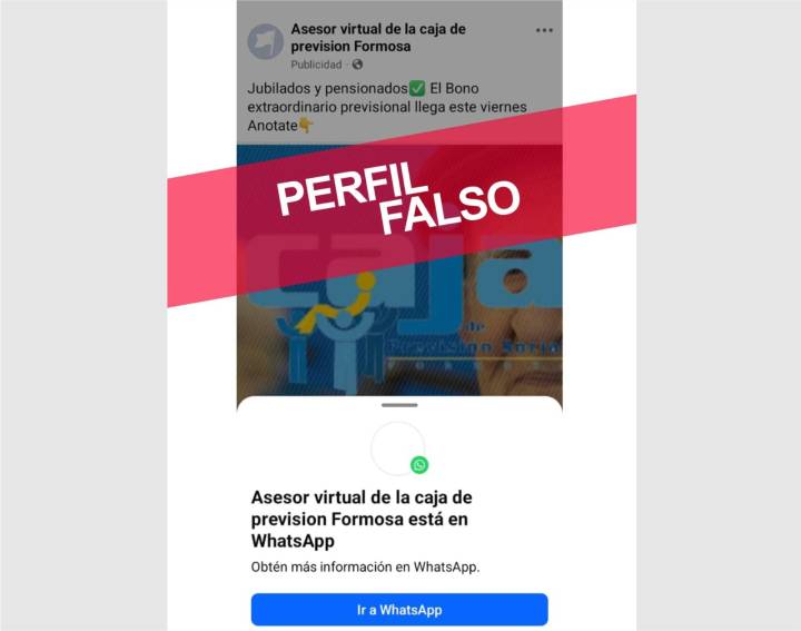 Advierten sobre perfil en Facebook que pretende engañar a jubilados