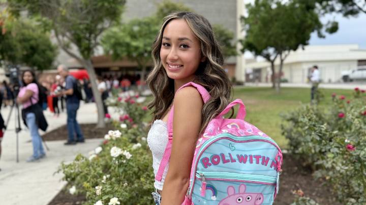 These seniors start high school with the ‘comfort’ of childhood backpacks