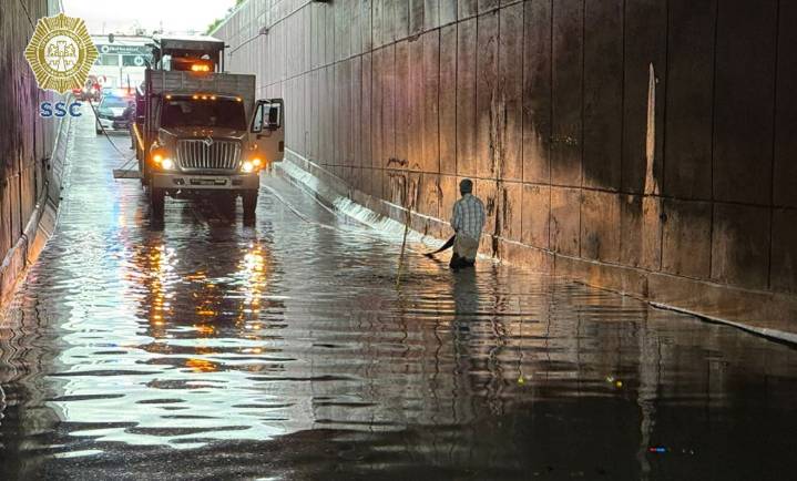 Registra CDMX 23 encharcamientos, así como caída de 29 árboles y un poste