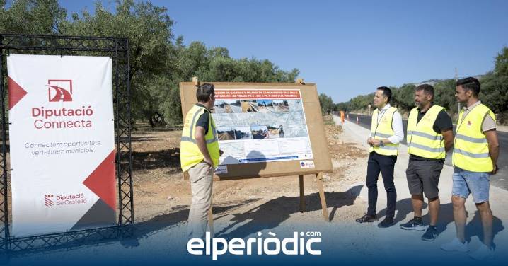 La Diputación continúa impulsando la mejora de la red de carreteras con una nueva actuación en la CV