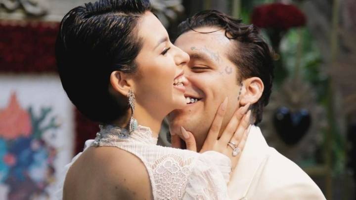 Christian Nodal confiesa por qué se enamoró y se casó con Ángela Aguilar