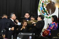 Trifulca  entre ‘Alito’ Moreno y Fernández Noroña en clausura de la Permanente