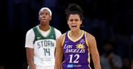 Dearica Hamby and Kelsey Plum lift Sparks to another hard