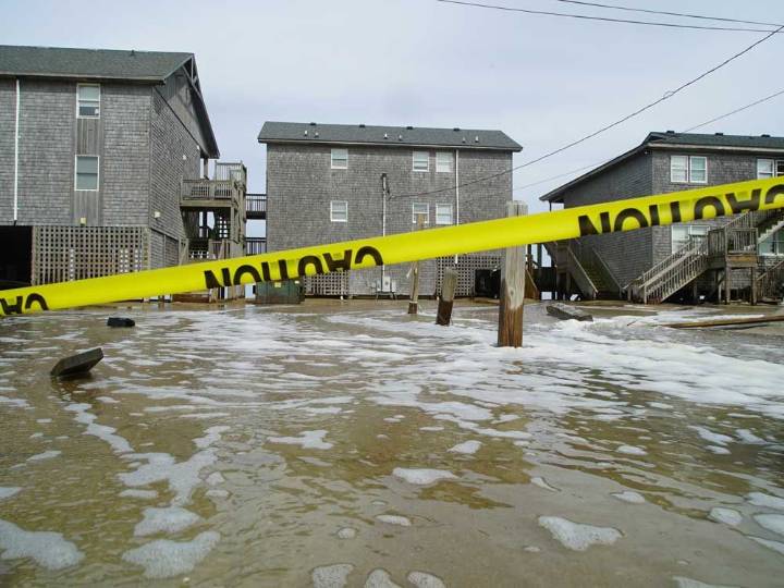 Hurricane Erin stirs up strong winds and floods part of N.C. highway