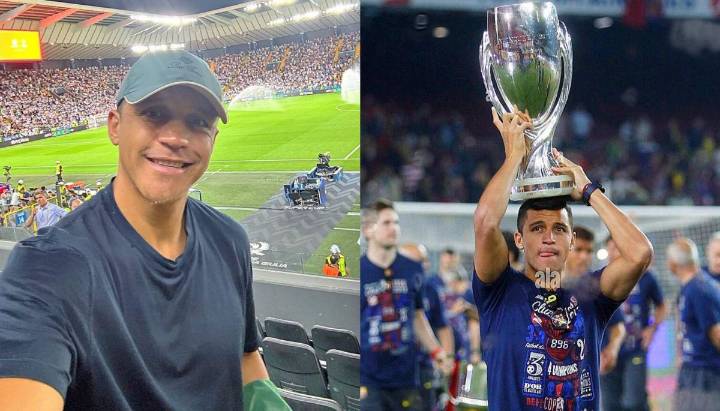 No pasó desapercibido: El viral error de Alexis Sánchez tras ver la Supercopa de Europa