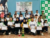 Pak athletes celebrate 14 Aug with Sepaktakraw
