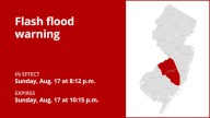 Flash flood warning for Burlington County Sunday night caused by thunderstorms