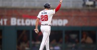 Matt Olson slides past Pete Rose as consecutive games streak continues
