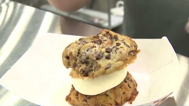 Foodies of the Kentucky State Fair: Kitchen Sink Ice Cream Cookie Sandwich