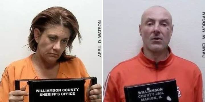 2 arrested after traffic stop in Herrin, Ill.; deputies found puppy in sealed rubber bag