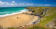 The little-known UK beach with turquoise water and sandy coves