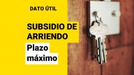 ¿Cuánto es el plazo máximo para usar el Subsidio de arriendo?