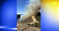 Firefighters tackle 40-acre blaze near Reedsport, Scholfield Rd closed